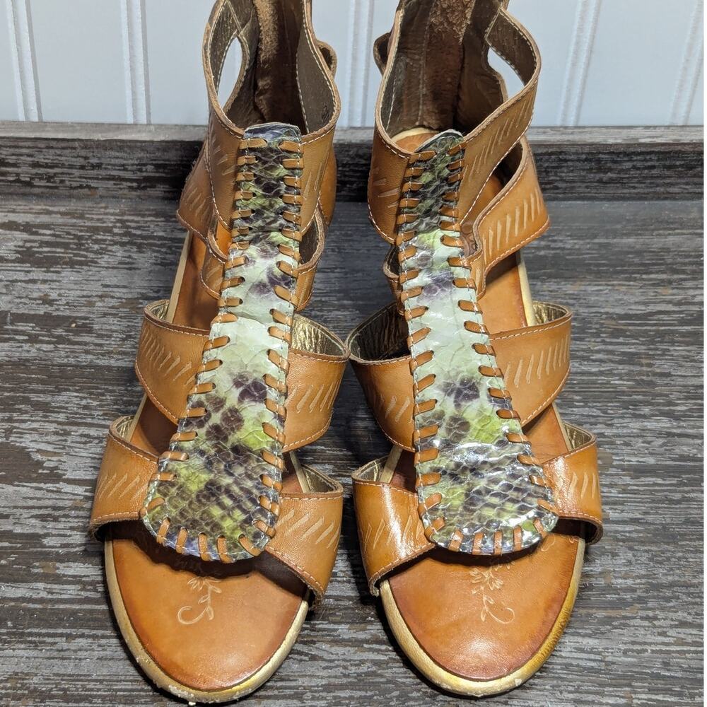 Spring Step Women's Quest Tan Multicolor Leather … - image 2